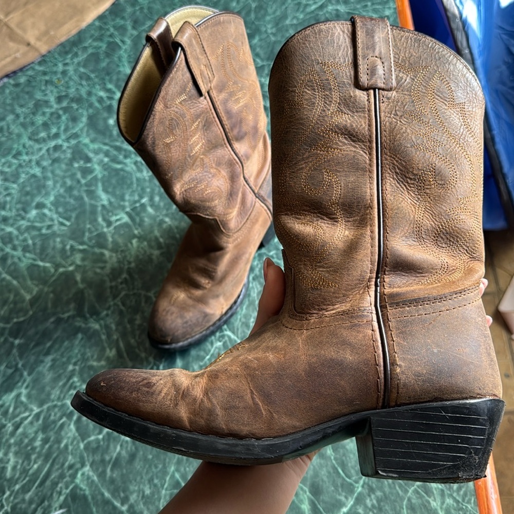 Smokey Mountain GENUINE LEATHER Boots Size 35